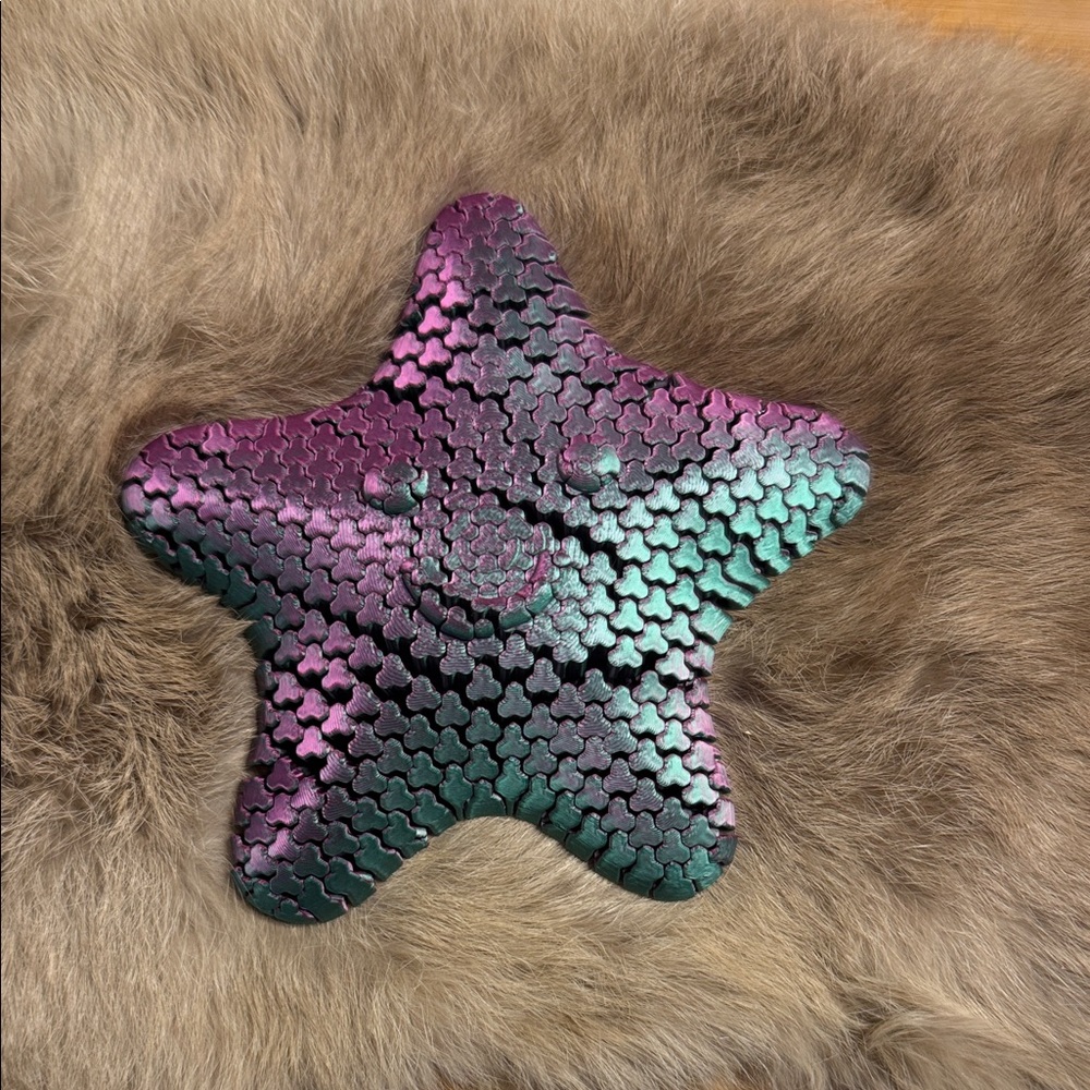 Multicolor Starfish Sequin Fidget Toy